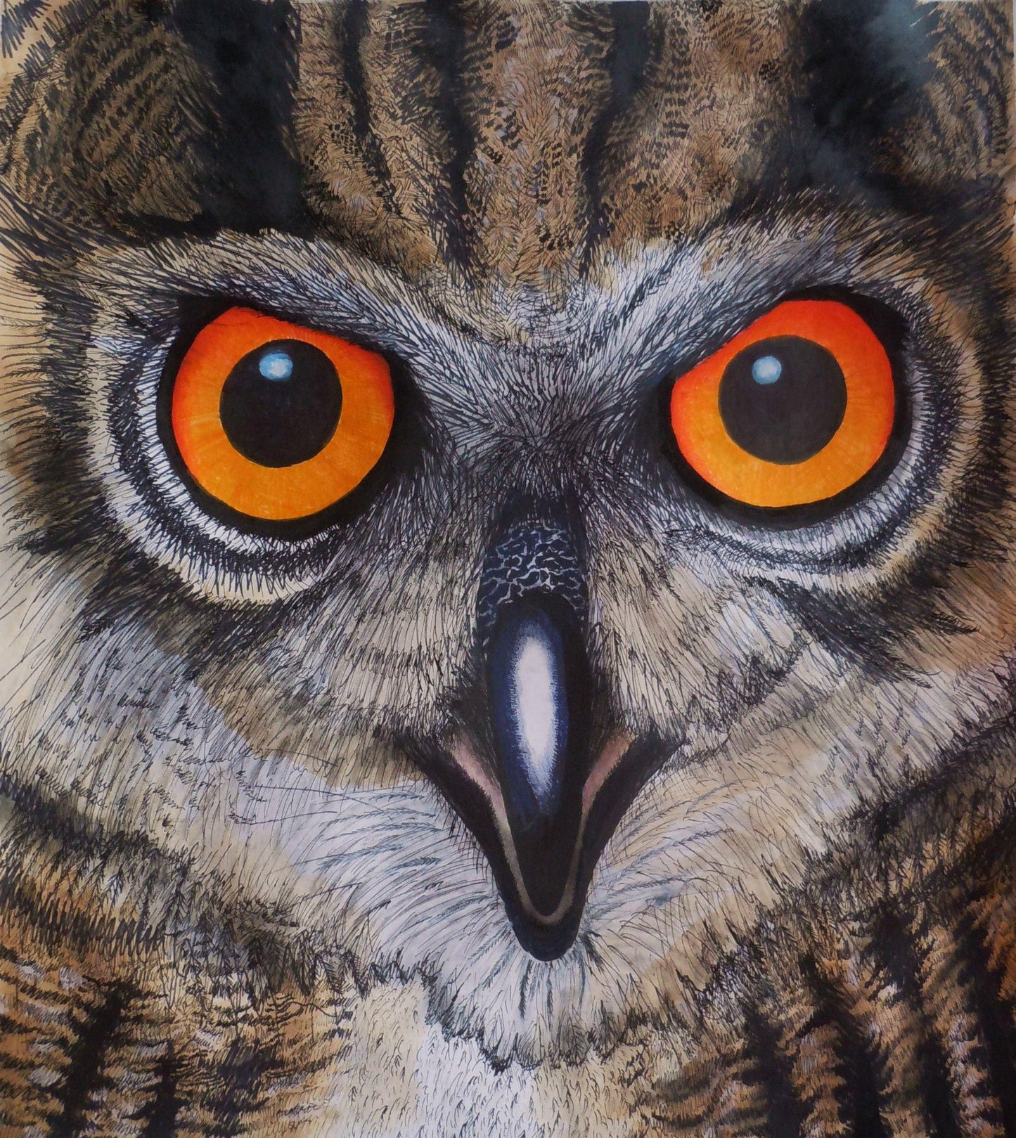 "An Owl for Tea" Print