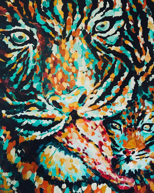 “Dos Tigres” Print
